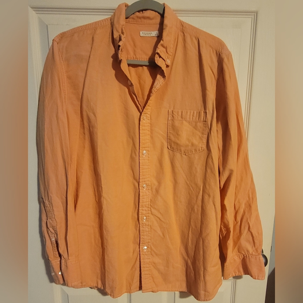 Sonoma Life & Style Button Front Dress Shirt